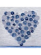 Tavaszi sapka New Baby Szívecske szürke - lila