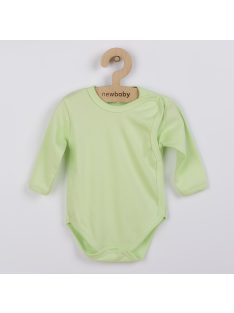   Csecsemő teljes hosszba patentos body New Baby Classic zöld