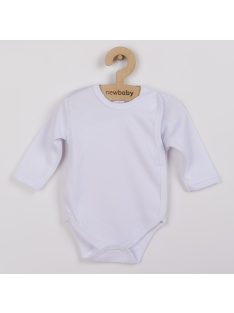   Csecsemő teljes hosszba patentos body New Baby Classic fehér