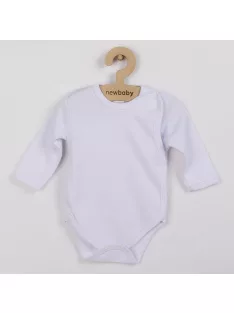   Csecsemő teljes hosszba patentos body New Baby Classic fehér