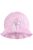 Kötött kalap New Baby rózsaszín - fehér