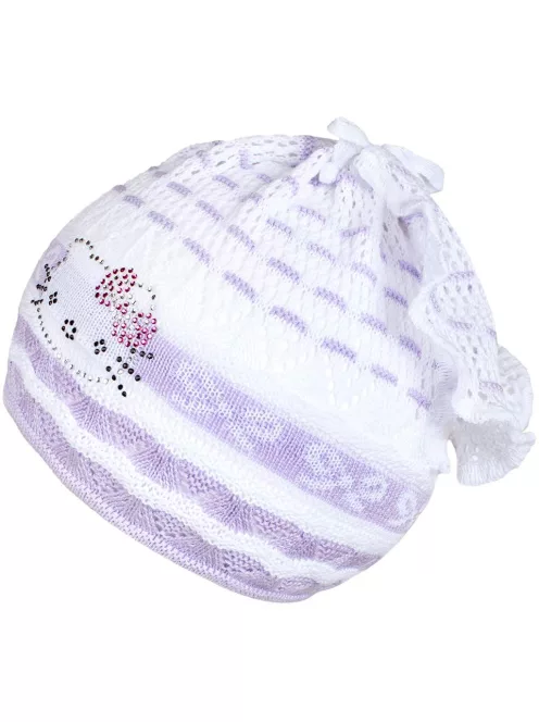 Kötött sapka New Baby cica lila