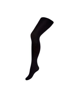 Gyerek pamut harisnya 3D New Baby fekete pöttyös