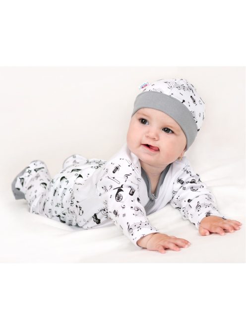 Baba pamut lábfejes nadrág New Baby Music