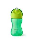 Bájos itató pohár hajlékony szívószállal Avent 300 ml zöld