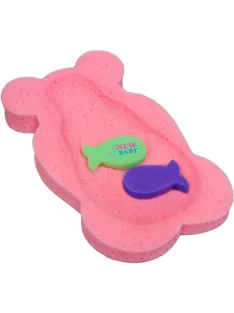 Hab alátét maxi New Baby BASIC medve rózsaszín