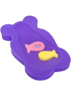 Hab alátét maxi New Baby BASIC medve lila