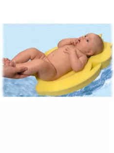 Hab alátét maxi New Baby BASIC medve lila