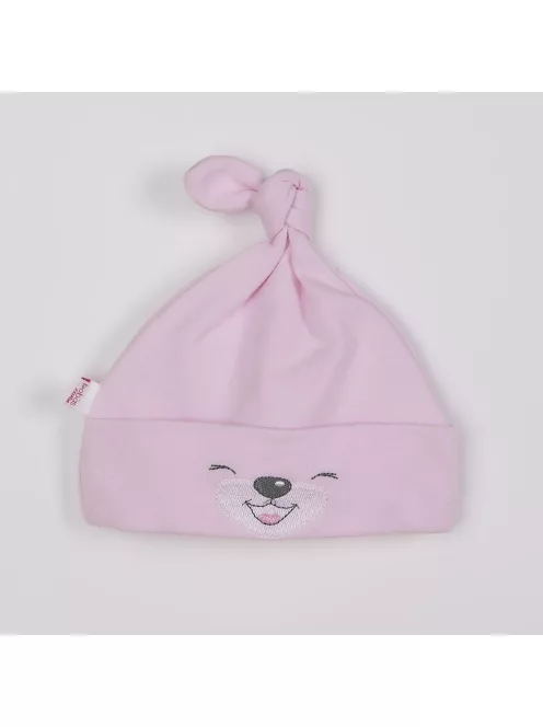 Baba pamut sapka Bobas Fashion Lucky rózsaszín