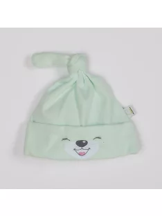 Baba pamut sapka Bobas Fashion Lucky zöld