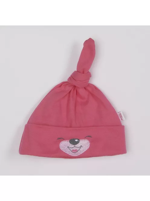 Baba pamut sapka Bobas Fashion Lucky sötét rózsaszín