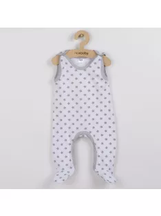 Baba rugdalózó New Baby Classic II szürke csillagokkal