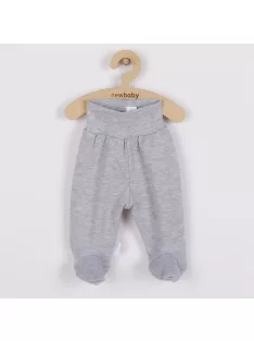 Baba lábfejes nadrág New Baby Classic II szürke