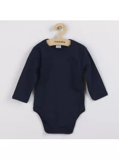   Baba body teljes hosszában patentos New Baby Classic II sötét kék