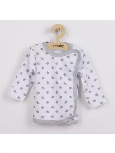 Baba ingecske New Baby Classic II szürke csillagokkal