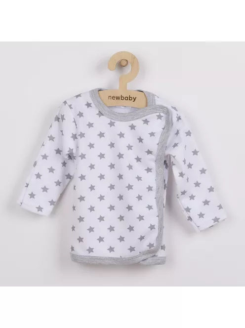 Baba ingecske New Baby Classic II szürke csillagokkal