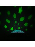 Körhinta a kiságy fölé világító vetítővel  Baby Mix szürke