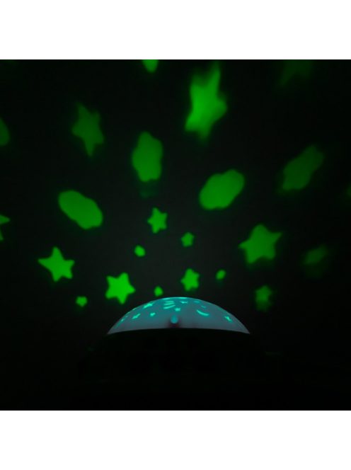 Körhinta a kiságy fölé világító vetítővel  Baby Mix szürke