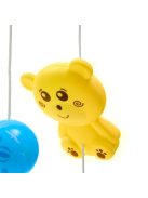 Körhinta a kiságy fölé világító vetítővel  Baby Mix szürke