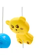 Körhinta a kiságy fölé világító vetítővel  Baby Mix szürke
