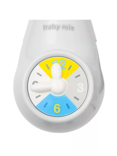 Körhinta a kiságy fölé világító vetítővel  Baby Mix szürke