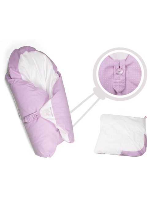 Pólyahuzat rózsaszín pöttyös Sárkány