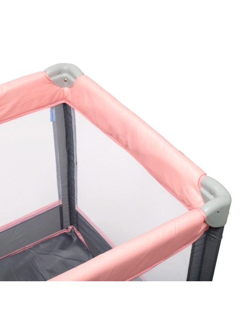 Gyermek utazóágy emelőbetéttel Baby Mix Elefánt kék