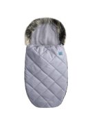 Luxus lábzsák Belisima steppelt világos szürke