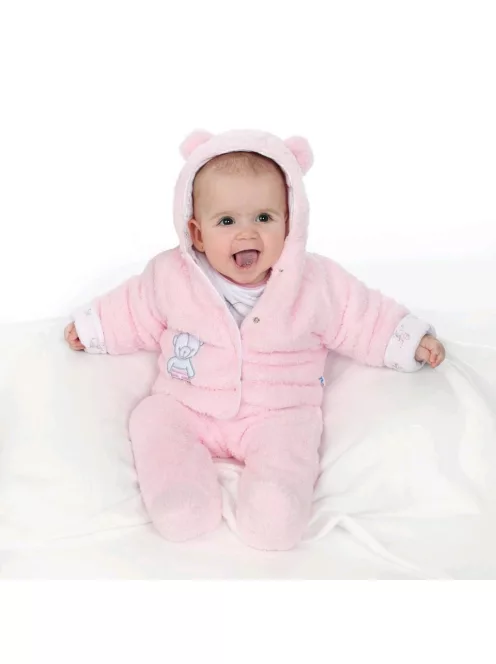 Téli baba kabátka New Baby Nice Bear rózsaszín