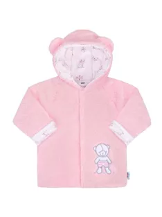 Téli baba kabátka New Baby Nice Bear rózsaszín