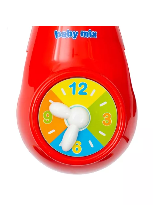 Körhinta a kiságy fölé világító vetítővel  Baby Mix piros