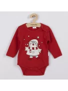 Baba hosszú ujjú body New Baby Winter Penguin