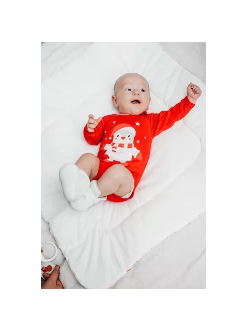Baba hosszú ujjú body New Baby Winter Penguin