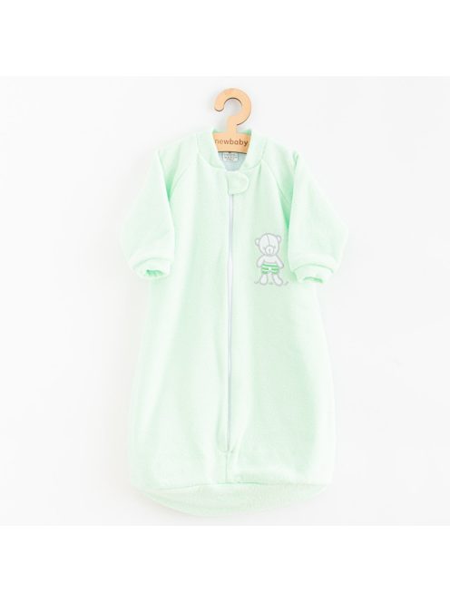 Baba frottír hálózsák New Baby maci menta