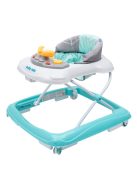 Gyerek bébikomp Baby Mix kormánykerékkel szilikon kerekek menta