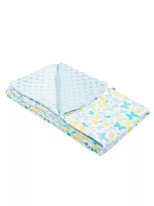 Gyermek pléd Minky New Baby kék 80x102 cm