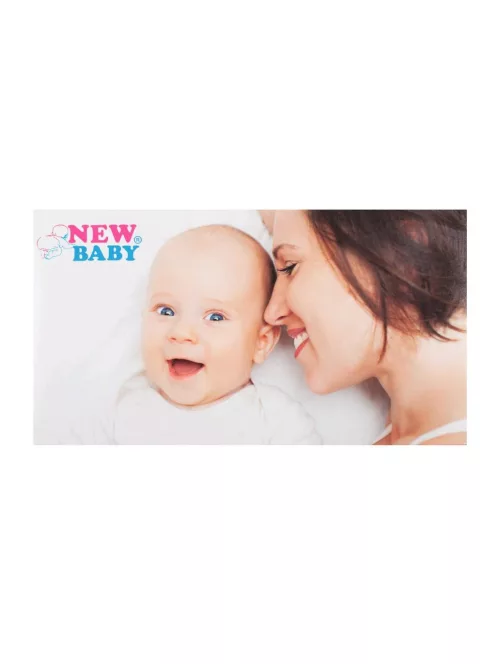Félig merevítős szoptató melltartó New Baby Eva fekete