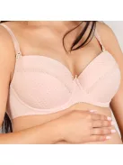 Félig merevítős szoptató melltartó New Baby Eva bézs