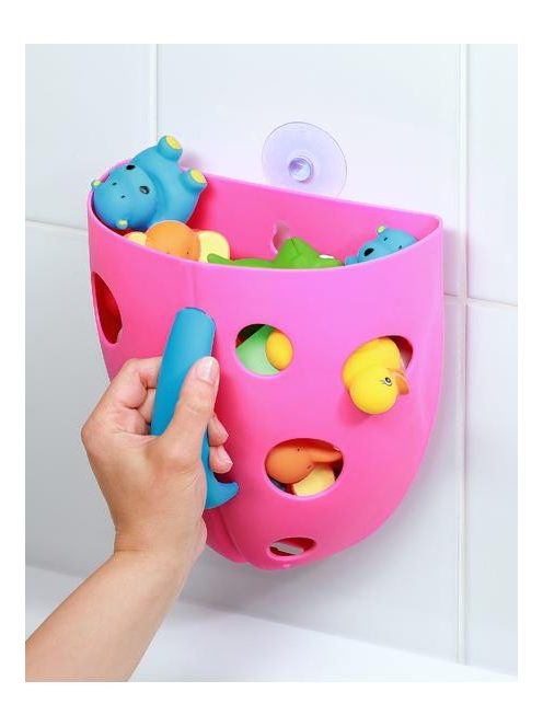 Műanyag fürdőjáték tároló Akuku szürke