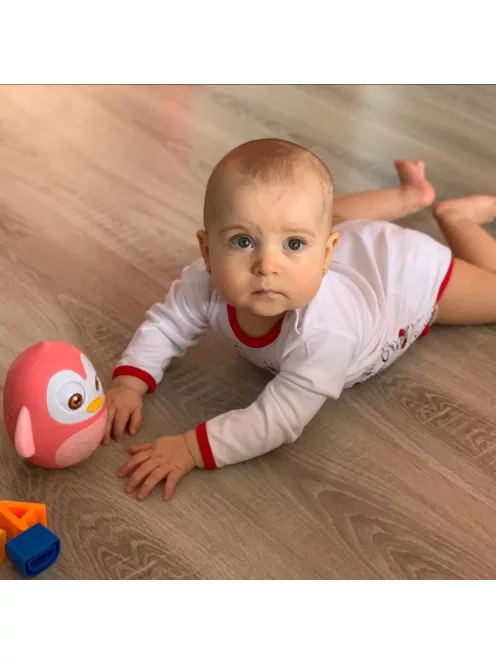 Keljfeljancsi játék Baby Mix pingvin rózsaszín