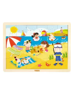 Gyermek fa kirakó puzzle Viga Nyár