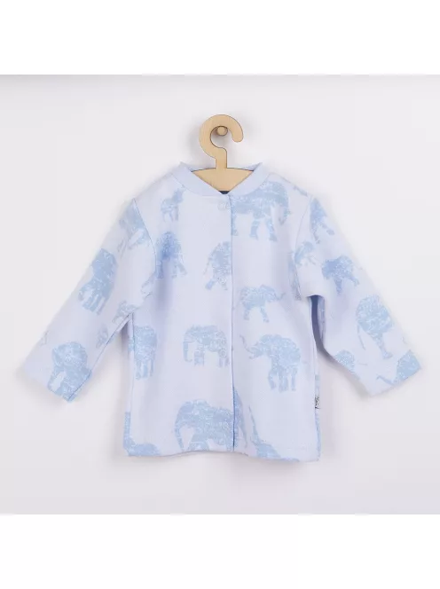 Baba kabátka Baby Service Elefánt kék