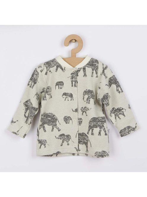 Baba kabátka Baby Service Elefánt szürke