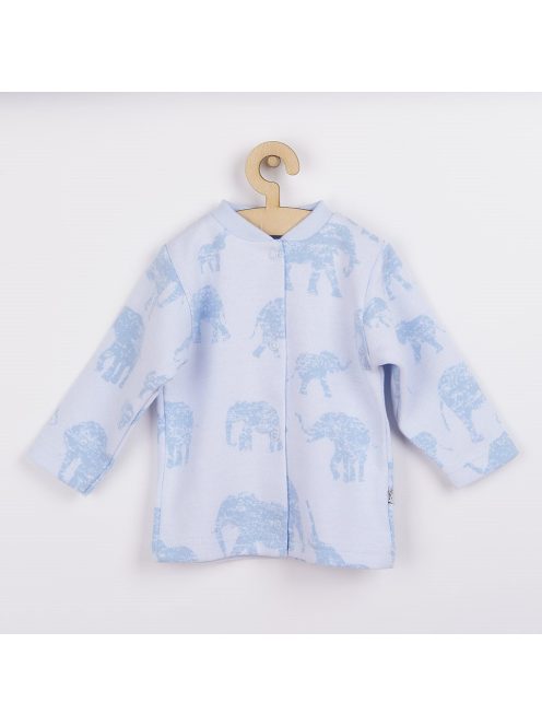 Baba kabátka Baby Service Elefánt kék