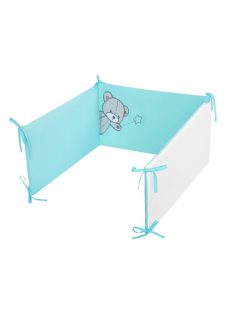   3-részes ágyneműgarnitúra BelisimaTeddy Bear 100/135 türkiz