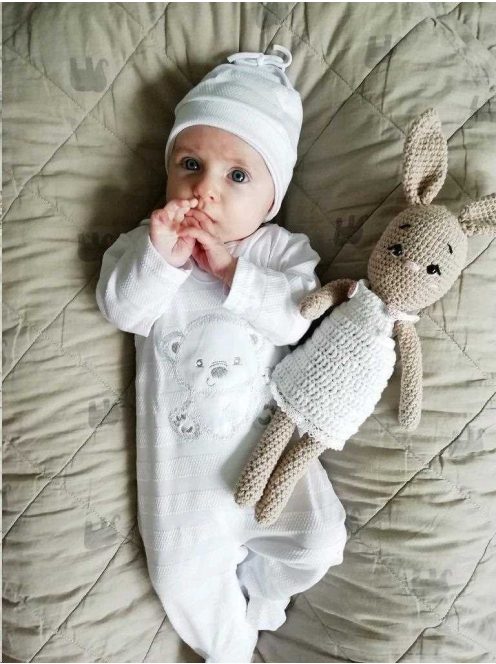 Baba együttes New Baby Sweet Bear fehér