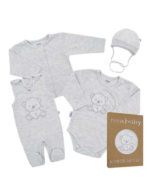 Baba együttes New Baby Sweet Bear szürke