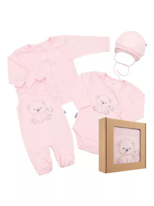 Baba együttes New Baby Sweet Bear rózsaszín