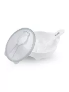 Tál és kanál Akuku fehér