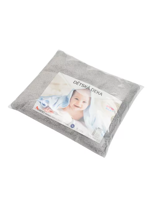 Baba takaró New Baby 90x80 szürke
